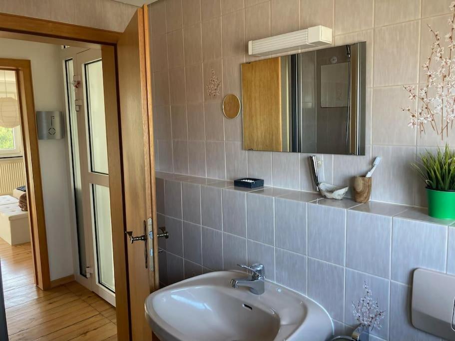 Sonnige Etagen-Wohnung, Alleinige Nutzung, Wasserbett Neunkirchen  Εξωτερικό φωτογραφία